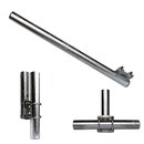 Mastverl&Atilde;&curren;ngerung / Gel&Atilde;&curren;nderhalter mit Zahnschelle 80cm Stahl