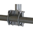 Mastverl&Atilde;&curren;ngerung / Gel&Atilde;&curren;nderhalter mit Zahnschelle 80cm Stahl