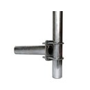 Gel&Atilde;&curren;nderhalter / Winkel Halterung mit Zahnschellen 55cm Stahl