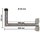 Wand Halter / Winkel Halter 60cm Aluminium-Zink Beschichtetes Stahl