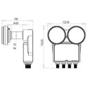 Inverto Black Pro Monoblock Quad LNB 6&Acirc;&deg;