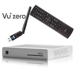 VU+ ZERO WE WHITE Edition mit WIFI-Antenne Sat Full HD 1080p Linux Receiver