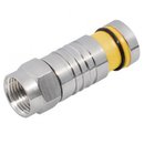 50x F-Kompressionsstecker f&Atilde;&frac14;r 7mm Koaxkabel