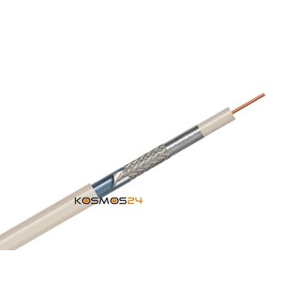 Koaxkabel Meterware TRB120+ Premium Class A++ Vollkupfer 3-fach geschirmt