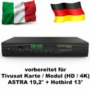 Golden Media Wizard HD VOTE 4 COMBO Tivu, Mediaset und...