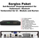 Golden Media Wizard HD VOTE 4 COMBO Tivu, Mediaset und Astra vorprogrammiert