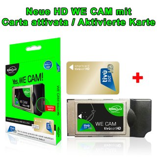 Tivusat WE CAM Digiquest Modul inkl. Aktivierte Smartcard