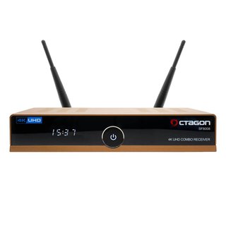 OCTAGON SF8008 Limited Gold Edition 4K UHD E2 Linux 1xDVB-S2X, 1xDVB-C/T2 (Dual OS) Combo Receiver