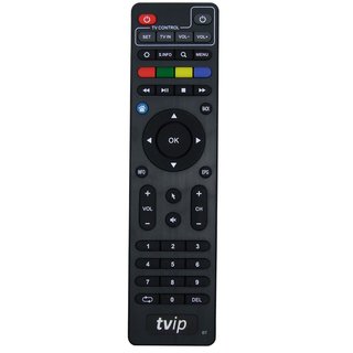 Original Fernbedienung TVIP BT v.4xx v.6xx mit Bluetooth Funktion Schwarz