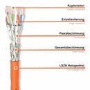 CAT 7A 250m KUPFER Verlegekabel Netzwerkkabel AWG 23/1...