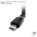 VU+ Dual Band Wireless USB 2.0 Adapter 1300 Mbps inkl.6 dBI Antenne