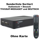 OCTAGON SX87 vorprogrammiert tivusat/Mediaset und Astra...
