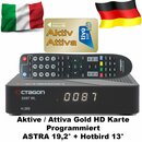 OCTAGON SX87 WL (Wifi) + Aktive Tivusat Karte Full HD...