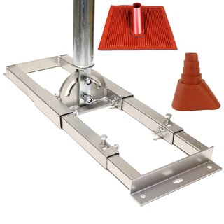 Auf Dach Sparrenhalter Profil/Vierkant &Atilde;&tilde; 48mm SET rot