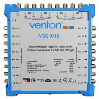 Venton Multischalter MSG 9/16 (2 Sat 16 Teilnehmer)