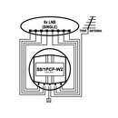 EMP DiseqC Relais S 8/1 PCP-W2 +1xter. (8in 1 out)