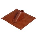 Dachpfanne Dachabdeckung Aluminium rot mit Klebestreifen