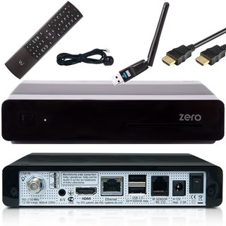 VU+ ZERO BLACK SAT mit WIFI-Stick Full HD 1080p Linux Receiver