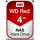 WD-Red HDD 3,5&quot; (8,9cm) SATA3 4000GB (4TB) WD40EFRX 64MB