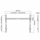 My Wall HP 5-2 ASL TV-Wandhalterung 81,3cm (32") - 177,8cm (70") Starr