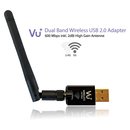 VU+ Dual Band Wireless USB 2.0 Adapter 600 Mbps inkl....