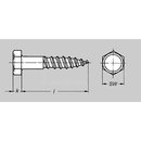 BTI Schl&Atilde;&frac14;sselschraube 6-kant 10x80mm Feuerverzinkt