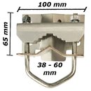 Mastfusschelle f&Atilde;&frac14;r Masten bis 60mm MFS60